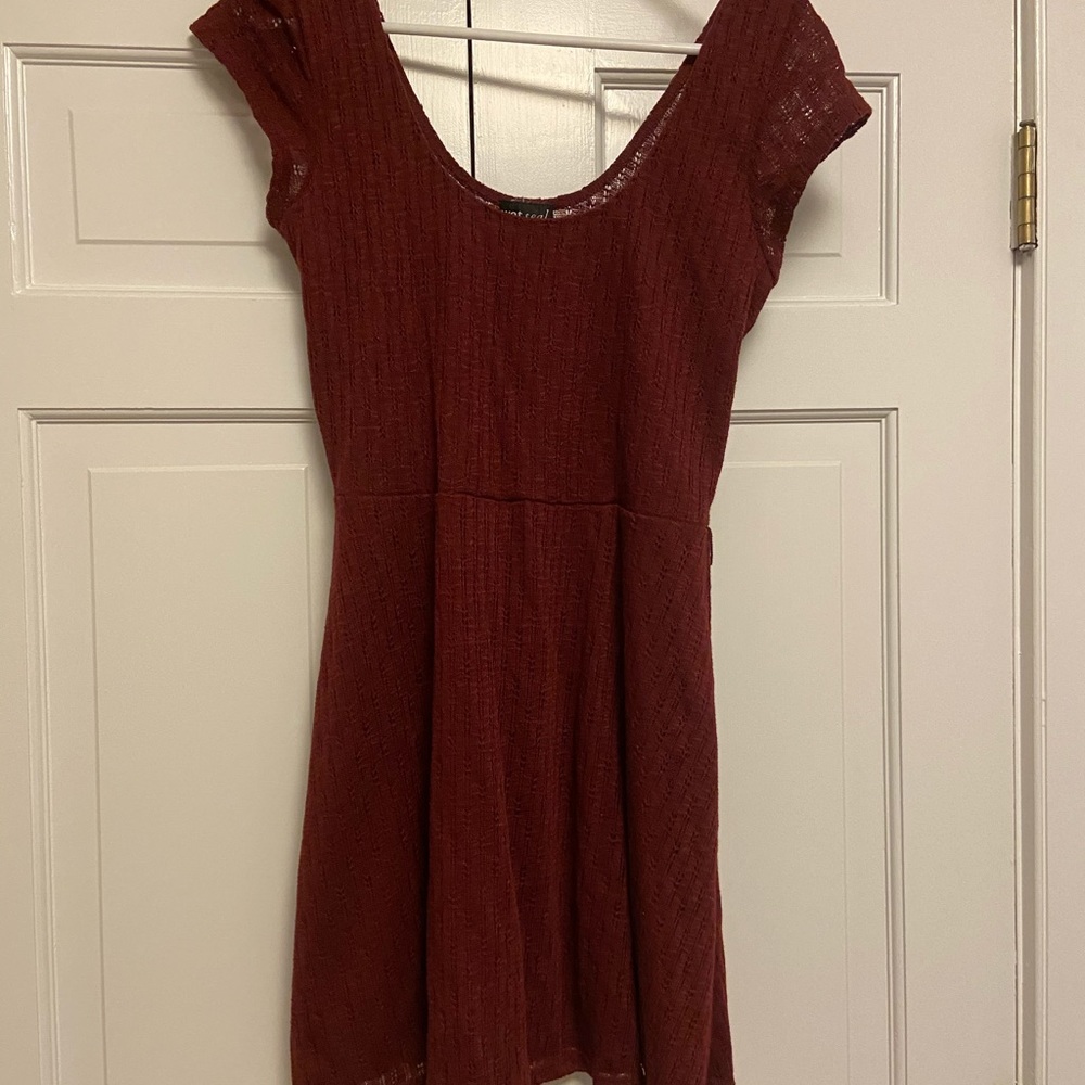 Wet Seat burgundy dress